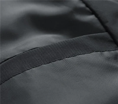 Mens black bomber jacket lining