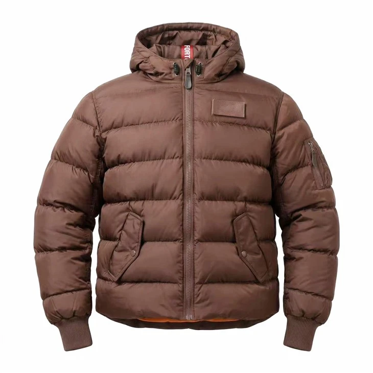 Golden Shiny Puffer Jacket