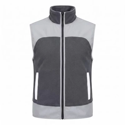 Γιλέκο Fleece γιακά με αναστρέψιμη βάση Color Block