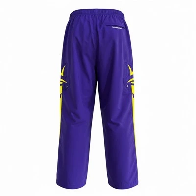 Men's Purple Big Patch Streetwear Track Pants factory