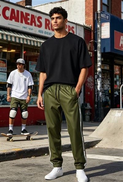 Reflective Stripe Windproof Track Joggers price