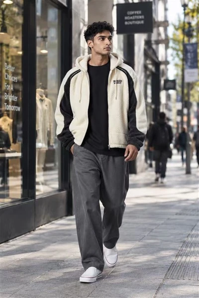 Soft Sherpa Fashion Hybrid Jacket price